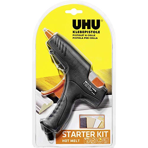 UHU Hot Melt Glue Gun Starter Kit (Gun + 6 Cartridges)