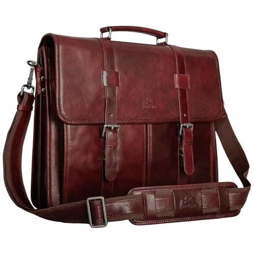 Mancini Pelle D’oro Double Compartment with RFID Secure Pocket 15.6” Laptop