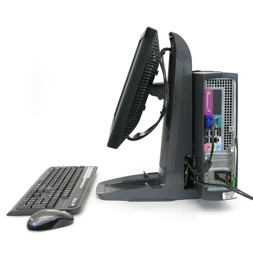 Ergotron – Neo-Flex All in One Stand for Desk, VESA Mount – for Screens Up to 24 Inches, 6 to 16 lbs – CPU Strap