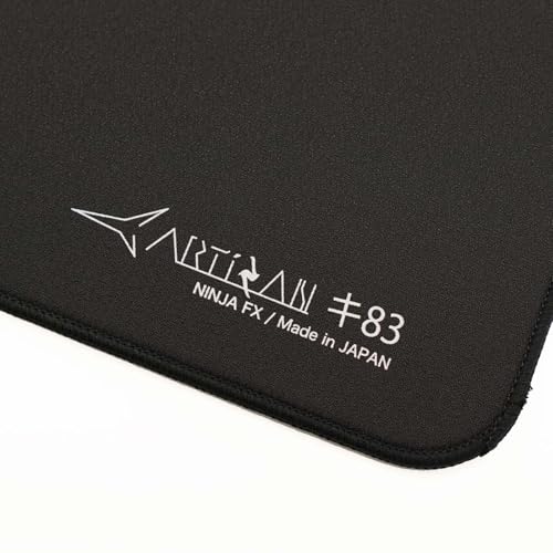 Artisan Gaming Mouse Mat - FX Key-83 - MID - XXL (500 x 490 x 4 mm) - Black - High Precision for eSports and Gamers