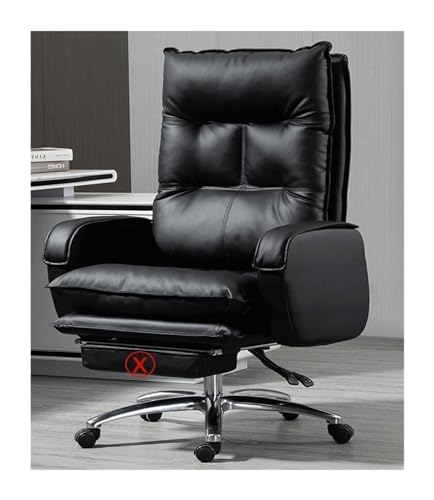FZGGWYHL Managerial s, Home Office Desk s, Swivel Leather Computer Office Comfortable Home Ergonomic Swivel