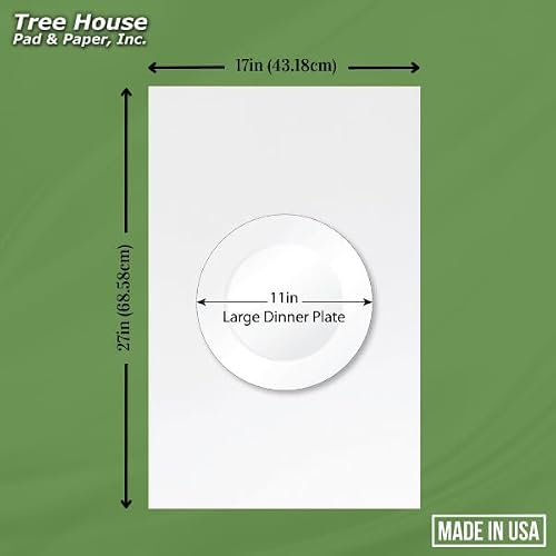 Tree House Packing Paper for Moving – 450 Newsprint Packing Paper Sheets – 27” x 17” Paper for Packing Dishes, Shipping, and Moving Supplies – Recyclable Movers’ Paper – Made in USA