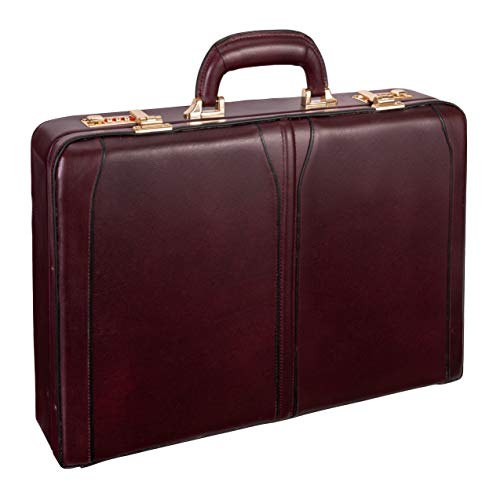 McKlein Lawson, Leather 3.5" Laptop/Computer & Tablet Business Briefcase Attaché Bag Case, Men Women Laptop Briefcase, Laptop Compartment bag, Tablet Pocket bag, Business Bags, Travel Cases