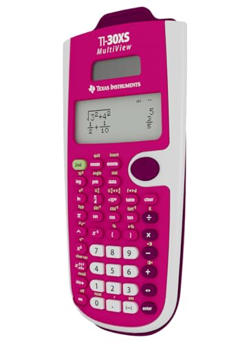 Texas Instruments TI-30XS MultiView Scientific Calculator, Pink