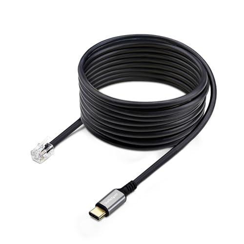StarTech USB-C to RJ9 Adapter, Use Landline Hardware (UR9-HEADSET-ADAPTER)