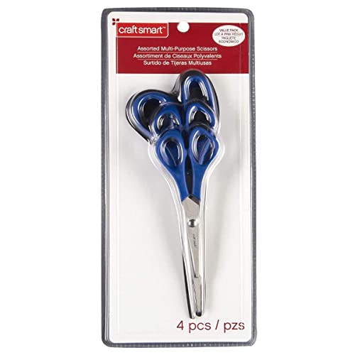 Craft Smart Multi-Purpose Scissors Value Pack, 24 Packs: 4 ct. (96 total)