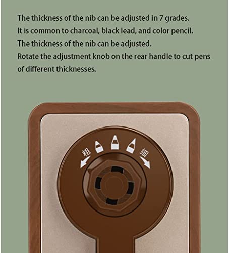 TIANYIA Art Pencil Sharpener Sketch Manual Shavings Tray for Art Students Charcoal Hand-Crank Multi-Function for Use in Schools Stationery
