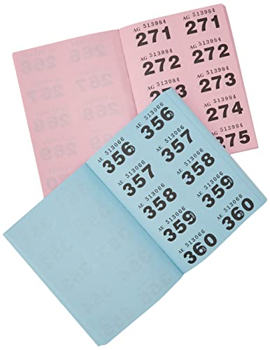 Pukka Pad Value Cloakroom Raffle Ticket Number Pad (Pack of 6)