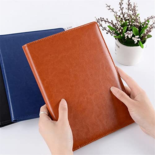 A5 Clipboard Folder PU Leather Organizer Office Manager Clip Writing Pad Legal Paper Contract Flip
