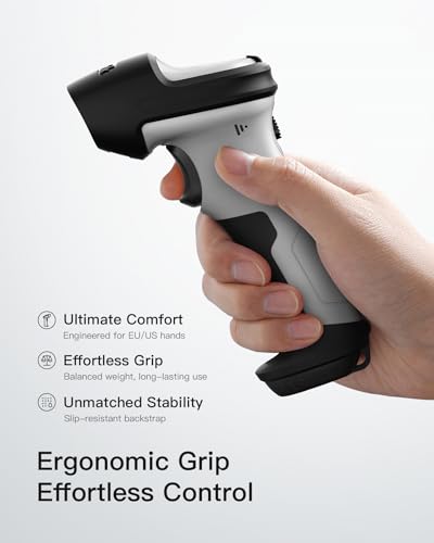 Inateck 1D Bluetooth Barcode Scanner, 2600mAh Battery, 115FT Range, BCST-70