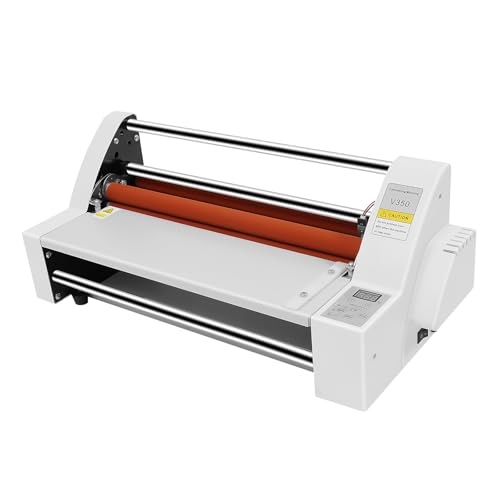 V350 Hot Cold Roll Laminator with 350mm Laminating Wide 700W
