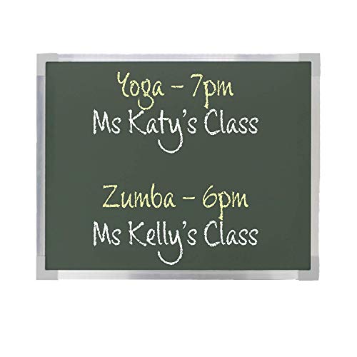 Flipside Products 36" x 48" Aluminum Framed Green Chalkboard, Large Surface, Wall Decor, Chalkboard Sign, Wall Mount, Menu Board