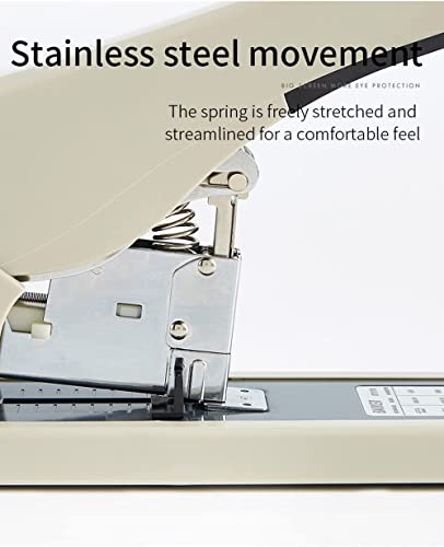 fhda Desk Staplers Large Heavy Duty Thickened Desk Staplers Handheld Push Stapler Labor Saving Desktop Stapler for Office Supplies Student Stationery Portable Desktop Staplers Home Office Supplies