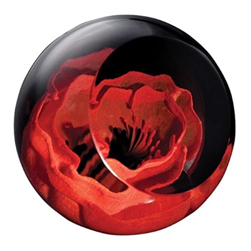 Caithness Glass World War 1 Poppy Paperweight