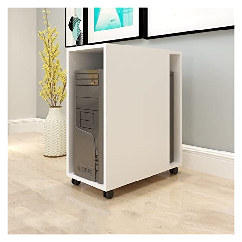 ZCSO Desktop Pc Tower CPU Rolling Stand, Computer Tower Cart, Mobile PC Holder, Computer Host Stand with Wheels Under Home Office Desk PC Stand Base(C)