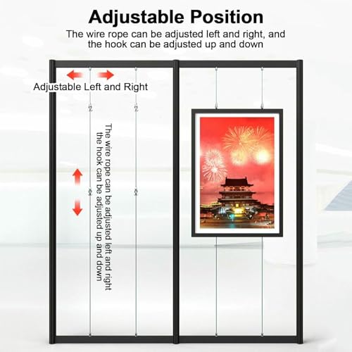 XDRGOOIUY Movable Folding Display Rack For Painting Exhibition, Freestanding Photography Display Stand, Metal Advertising Shelf Rack Billboard For Art Gallery, Craft Fair, Booth