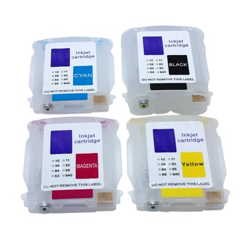 GXDDZM Ink Cartridge 4 Colors 69ML 28ML for Designjet 111 Printer