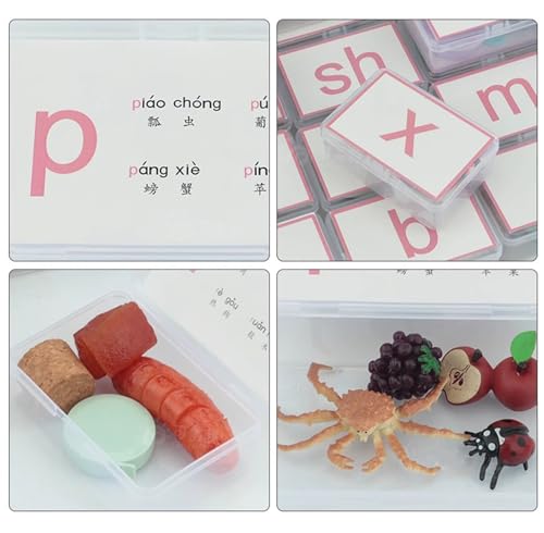 LLTCMAOYI The Montessori Language Pinyin Three-Piece Set, Early Kids's Chinese Language Education