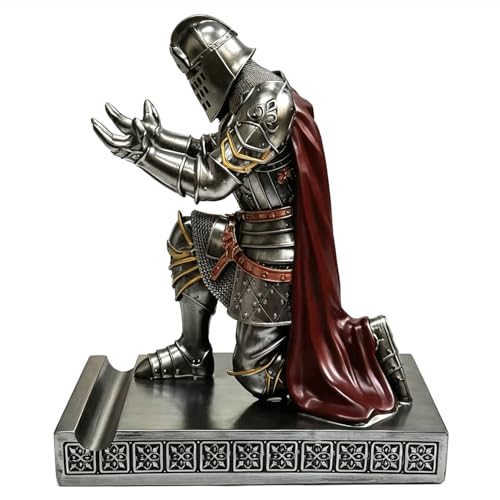 Knight Pen Holder Desk Organizer Office Decor Letter Opener for Desk Iron