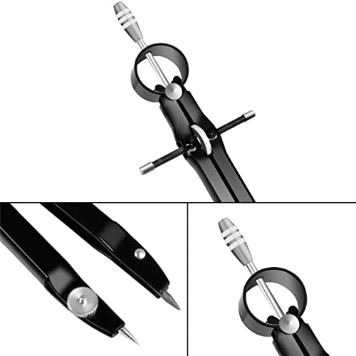 Professional Compass, Geometry Set with Lock, Math and Precision, Metal and for Solid and Plane Precis