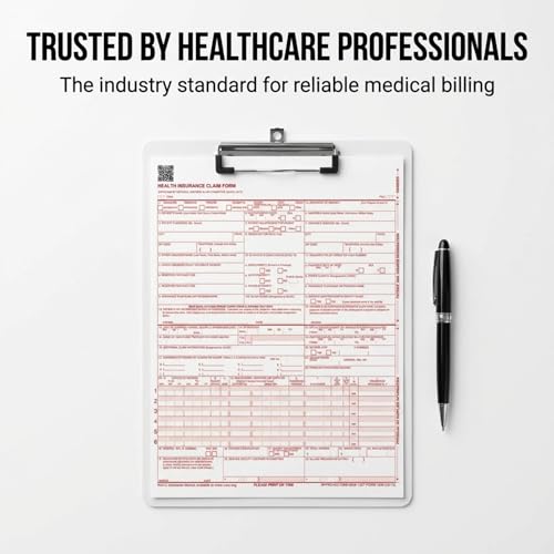ComplyRight CMS-1500 Claim Forms and Self-Seal Envelopes Set, Laser, 4-1/2" x 9-1/2", Pack of 2,500, Office Work Supplies for Physicians, Practitioners, Specialty Providers, Medical Billing Companies