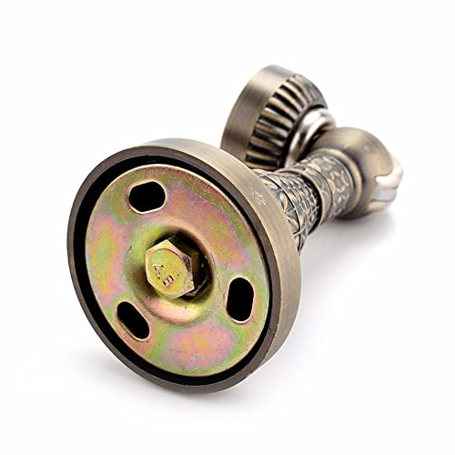 ZSRUIKJN Bronze Retro Zinc Alloy Magnetic Door Stop Stopper Holder Catch Floor Fitting with Screws for Family Home Etc