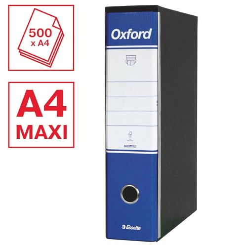 Esselte A4 Oxford Box Lever Arch Files, Multi Coloured, 390785110