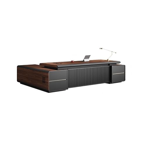 LINKIO Home Office Desks Suitable for Office Leadership, CEO, Boss Desk, Executive Desk Furniture, Chairman Desk Computer Table Desk