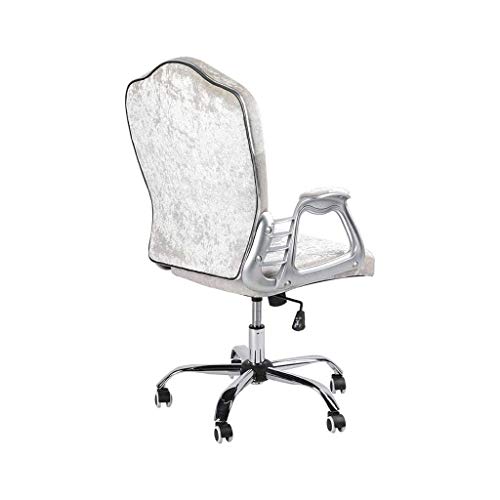 FZGGWYHL Computer with Adjustable Rotating Velvet Computer Study Office Swivel Home Lift Swivel Desk Vision