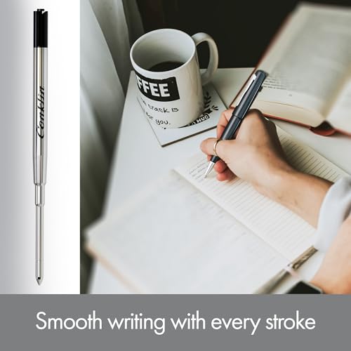 Conklin Soft Ink Ballpoint Refill, Black (50 pcs tube)