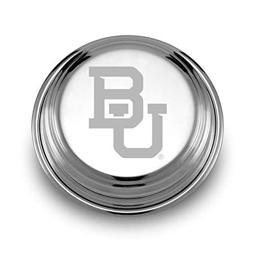 M. LA HART Baylor Pewter Paperweight