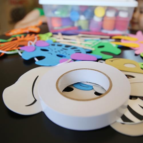 AJ Sign World Best 24" Ultra-Thin Permanent Double-Sided Tape for Arts, Crafts, Die Cutting, Photography, Scrapbooking, Tear-by-Hand, Documents, All Purpose (24-Inch by 55 Yards)