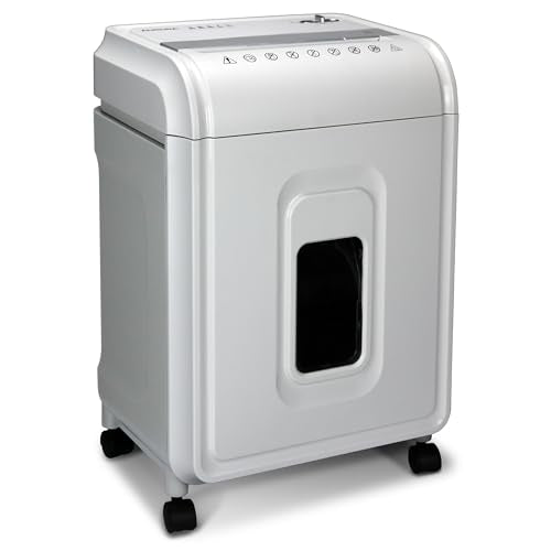 Aurora High-Security 12-Sheet Micro-Cut Paper/CD and Credit Card Shredder with 5.7 Gallon Pullout Basket / 60 Mins Running Time/Security Level P-4