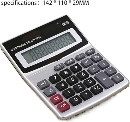 ZHIQISHI Scientific Calculator Calculators Desktop Calculator， Calculator Metal Desktop Large Font Wide Business Computer Office Supplies