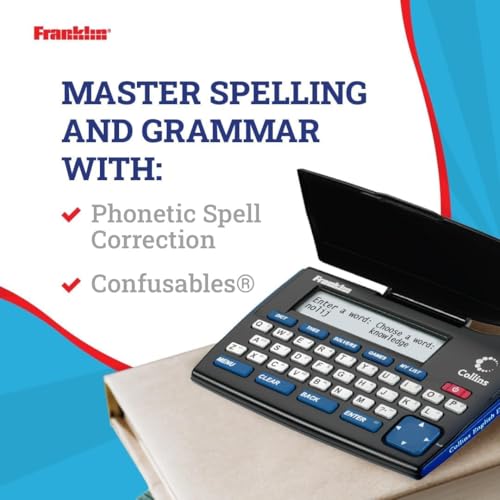 Franklin Collins English Digital Dictionary Express Edition - Your Language Companion with Thesaurus, Games, Converters with Synonyms and Antonyms - Electronic