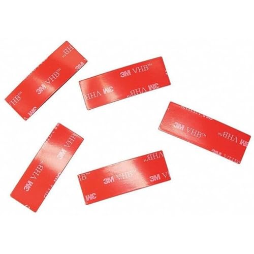 3M VHB 4910 Heavy Duty Mounting Tape Strip (Pack of 100 Pcs.) - 2 in. (L) x 1 in. (W) Transparent Adhesive Strip. Tapes and Sealants