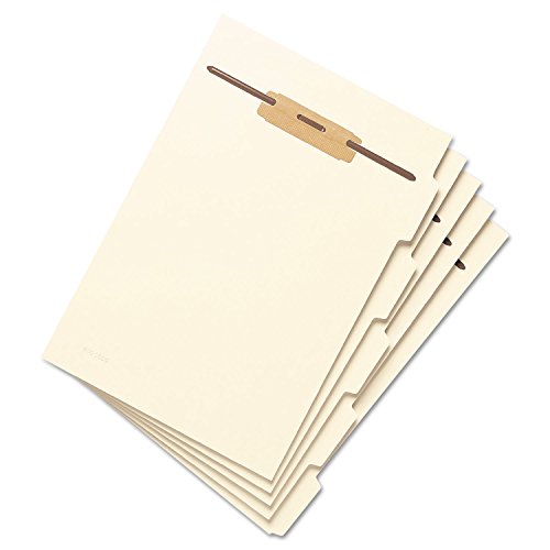 Smead 35605 Stackable Side Tab Letter Size Folder Dividers with Fastener 1/2-Inch 50 Each/Pack