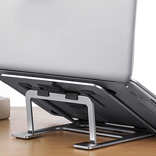 RVCSJAY Folding Portable Laptop Stand Angle/Height Adjustable Aluminum Alloy Notebook Computer Bracket Heat Dissipation