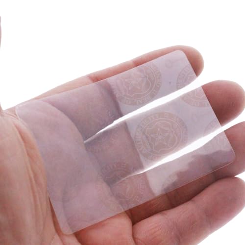 Bulk 100 Pack - Premium Holographic Overlays for Standard Size I'd Card - Key and Seal Holograms - Adhesive Laminate Sticker Style Sheets for Badges or Printable Paper Cards by Specialist ID