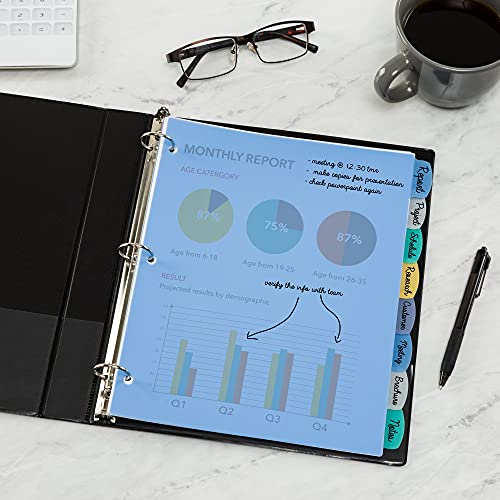 Avery® Big Tab™ Write & Erase Plastic Dividers, 8-Tab, Color, 24 Sets