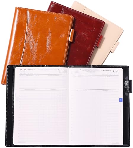 Franklin Planner Rustlus Leather 2 Organizer Cover B6 Brown 86799