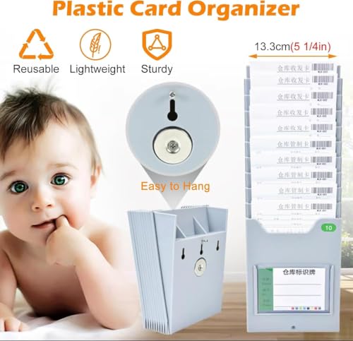 Katzowen Plastic Information Cards Organizer for Office Factory