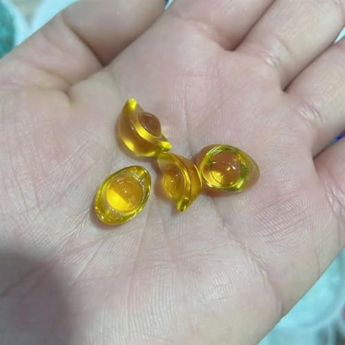 FXPCGZISH Colors Crystal Shoe-Shaped Gold Ingot Paperweight Glass Craft Home Decoration Arts&Collection Furnishing Ornaments Home Decor(1000g)