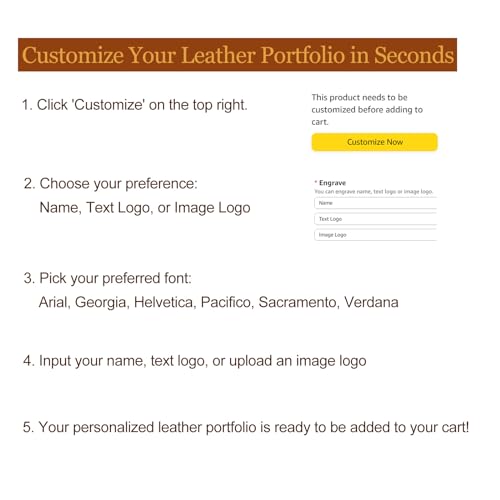 Geslun Custom Vegan Leather 7 Ring Check Binder, 3-On-A-Page for 9 x 13”