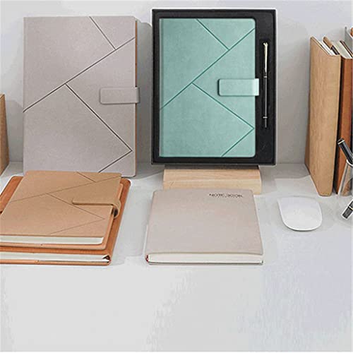 VIAENKFG Notebook Set Business Agenda Line Pu Leather Daily Planner Journal Notepads Supplies Stationery(Style D)