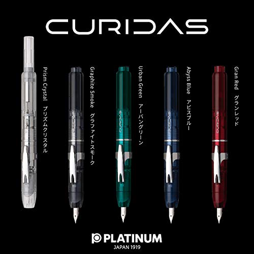 Platinum Fountain Pen, Curidus, Graphite Smoke, Medium Point, PKN-7000#7-3