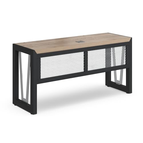 NBF Credenza Office Furniture, 60" W Office Workstation, Tan