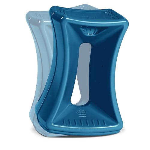 Simplay3 American Home Live Fit Active Balance Chair, 20" Stool for Adults and Teens- Ergonomic Office Desk Chair with Rock, Wobble, Tilt Motion for Learning, Work and Study Union Blue, 2-Pack