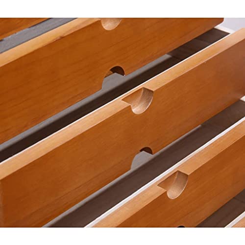 Desktop Organizer Storage Box - Desktop File Cabinet, Solid Wood Desk Organizers Drawer Box, Office Supplies/Home Small Desktop Flat File Cabinet, For Cosmetics/Books/Children'S Toys Storage (Size :