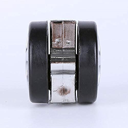 BWQZXES Caster Wheels Replacement 5pcs Universal Mute Caster Office Chairs Replacement Swivel Rubber Rollers Wheels Household Casters
